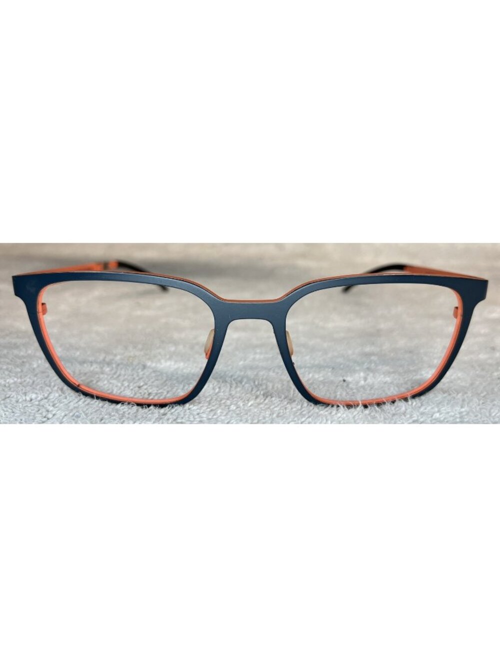 ORGREEN Cloud Nine 924 Matte Grey/Orange Mens Square Eyeglasses Frames 53-18-144